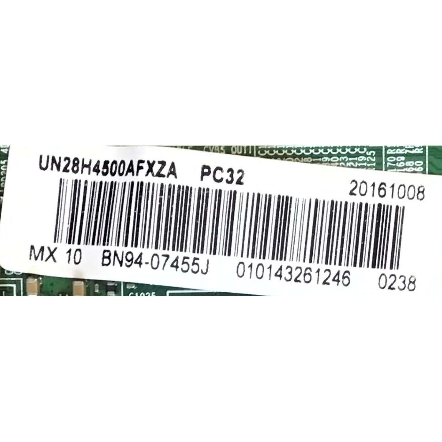 KIT DE TARJETAS PARA TV SAMSUNG / MAIN BN94-07455J / BN41-02245A / FUENTE BN44-00695A / L28S0_ESM / PANEL CY-HH028AGEV1H / MODELOS UN28H4500AFXZA ES01 / UN28H4500AFXZA LS02 - Imagen 2